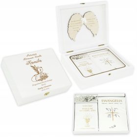 Poklon za PRVU PRIČEST, suvenir u bijeloj kutiji s gravurom