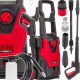 RED TECHNIC Profesionalna visokotlačna perač 1600W / 120 bara (širokougaona mlaznica) / 230 bara (turbo mlaznica) + Set dodatne opreme