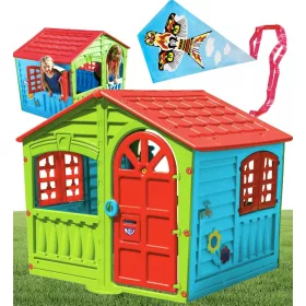   GARDENKID DELUXE Plastična Dječja Kućica za Vrt Velika XXXL