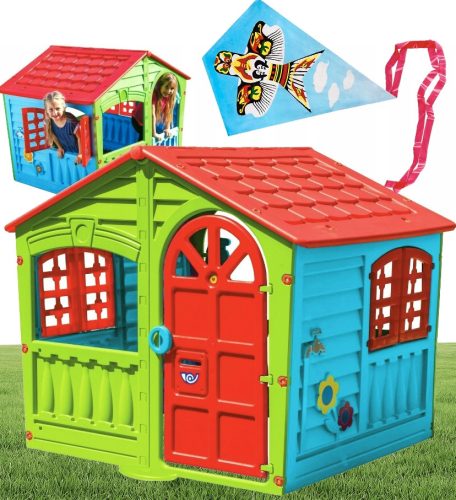 GARDENKID DELUXE Plastična Dječja Kućica za Vrt Velika XXXL