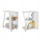  SoBuy bijeli kuhinjski element 60 x 38 x 77 cm, boja fronte: bijela