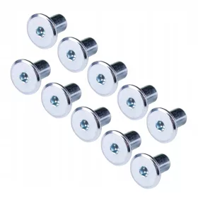   Ericson visokokvalitetna ravna matica M10 x 18 mm bijelo pocinčana SW-6