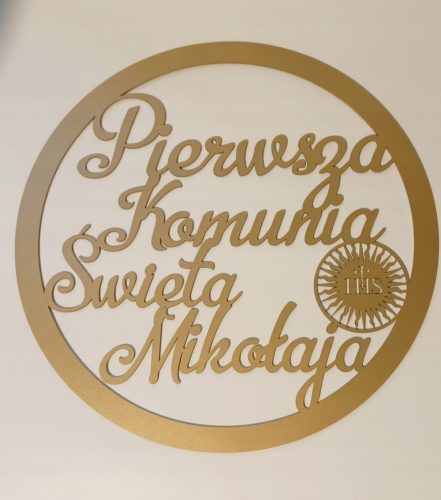Dekorativni zidni obrub za prvu svetu pričest + Ime K174