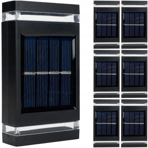 Vrtne solarne zidne svjetiljke - Set od 6 LED svjetiljki za terasu, altanu i vrt