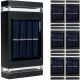 Vrtne solarne zidne svjetiljke - Set od 6 LED svjetiljki za terasu, altanu i vrt