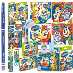    BAMBINO školski pribor, XXL set, bojice, boje, plastelin, olovka