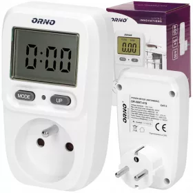   ORNO OR-WAT-419 Watomierz Miernik Licznik Zužycia Prądu Električne Energije LCD 16A 3680W