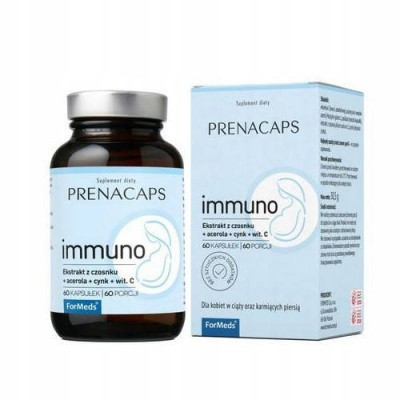 Poboljšivač imuniteta za trudnice i dojilje - Kapsule za jačanje imuniteta FORMEDS PRENACAPS IMMUNO, 60 kapsula