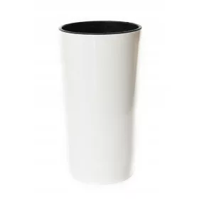    Lamela saksija 19 cm x 19 x 36 cm promjer 19 cm plastična bijela