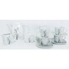 Komplet posuđa za kavu i čaj Misoli 17 dijelova