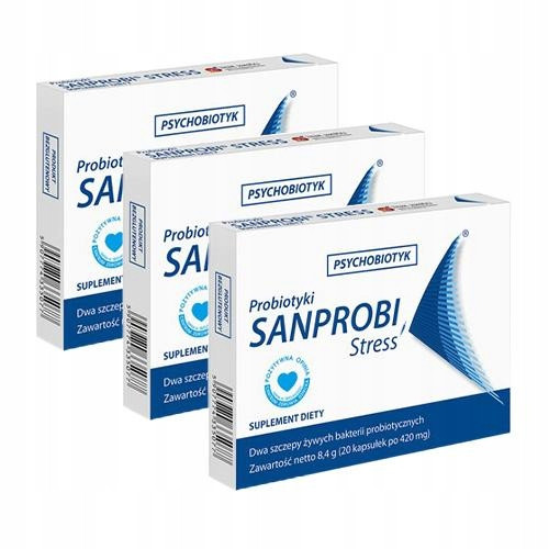 Sanprobi Stres Probiotici Set 3x20 kapsula