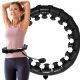 Hula hoop s masažerom Sportprise 51 cm crni