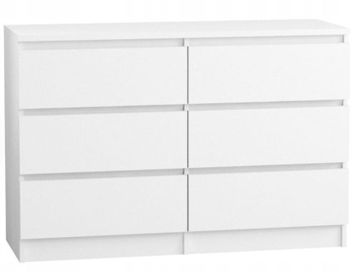  Caringtonstel komoda s ladicama Komoda s ladicama 120 x 40 x 75 cm mat bijela