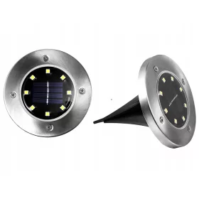  Solarna visilica POLIFACH srebro 13 cm 2 kom.