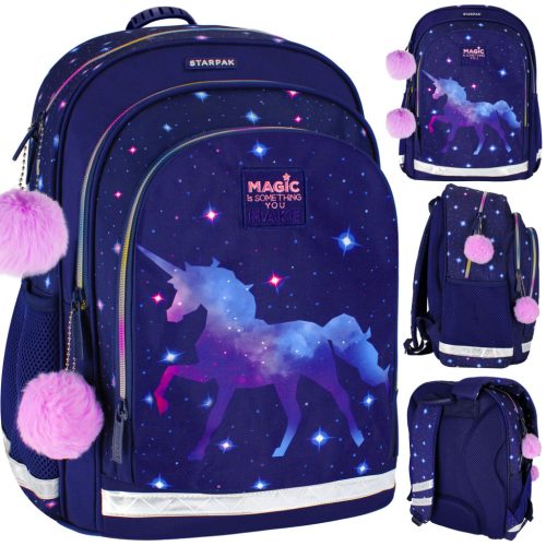 Školski ruksak Starpak Unicorn Galaxy - Otporan i Prostran