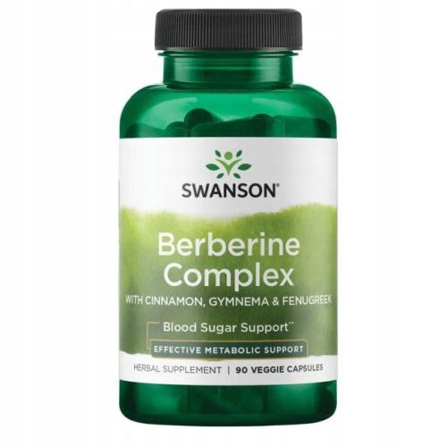 Swanson Berberine Complex - Dodatak prehrani za regulaciju šećera u krvi, 90 kapsula