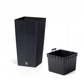    Prosperplast Rato kvadratna tegla za cvijeće 45 cm antracit