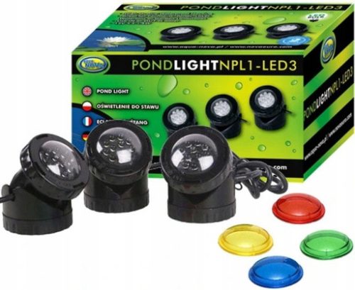 Vodootporna LED rasvjeta 3x1,6W + senzor sumraka