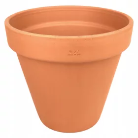    Degrea saksija 27 cm x 27 x 24,5 cm promjer 27 cm prirodna keramika, terakota