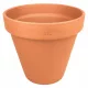  Degrea saksija 27 cm x 27 x 24,5 cm promjer 27 cm prirodna keramika, terakota