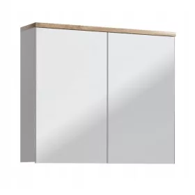 Bijeli ormar s ogledalom Bali 80 cm