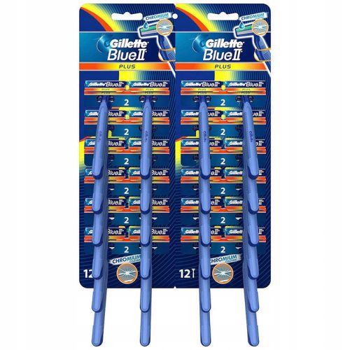 GILLETTE PLAVI 2 PLUS BRIJAČ ZA BRIJANJE 24 kom