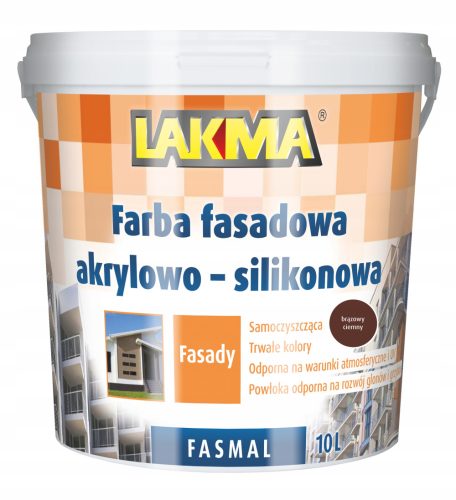 Lakma FASMAL Fasadna Boja 10L Tamno smeđa mat