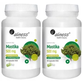   Aliness Mastika 500mg - Sproszkowana Żywica Pistacia Lentiscus - 60 Kapsułek VEGE