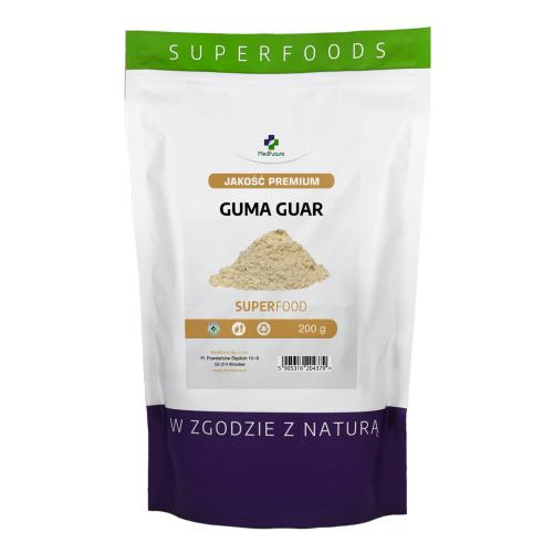  GUAR GUM prirodni zgušnjivač hrane 200 g