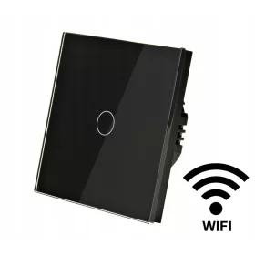 Prekidač osvjetljenja na dodir sa WiFi funkcijom - crni
