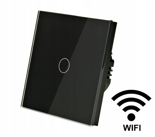 Prekidač osvjetljenja na dodir sa WiFi funkcijom - crni
