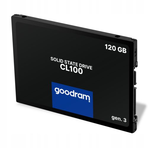 GOODRAM CL100 Gen. 3 SSD pogon 120 GB 2,5" SATA III - Brzi SSD pogon za vaše potrebe pohrane GOODRAM CL100 Gen. 3 SSD pogon pruža vrhunsku performansu i pouzdan