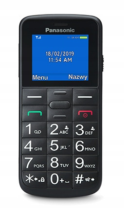 Mobilni telefon za starije osobe Panasonic KX-TU110 crni