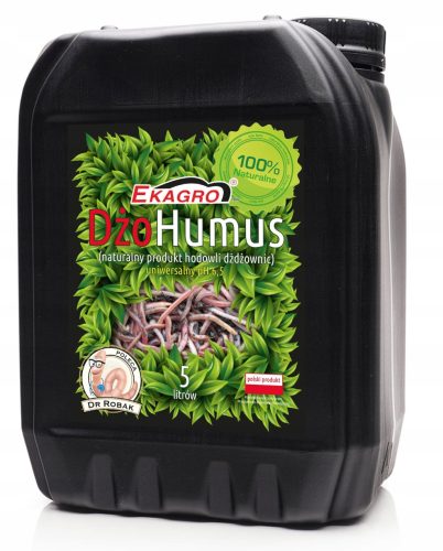 100% Prirodni BIOHUMUS 5L za Napredak Svih Vrsta Biljaka