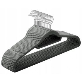Viseće plastične vješalice za odjeću Gockowiak grafit