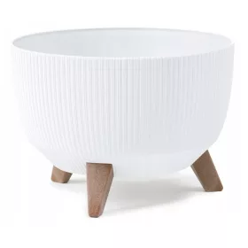  Lamela saksija 29 cm x 29 x 23 cm, bijela plastika