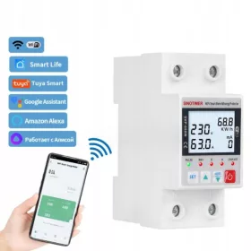   WiFi mjerač energije za DIN šinu s aplikacijom TUYA i Smart Life