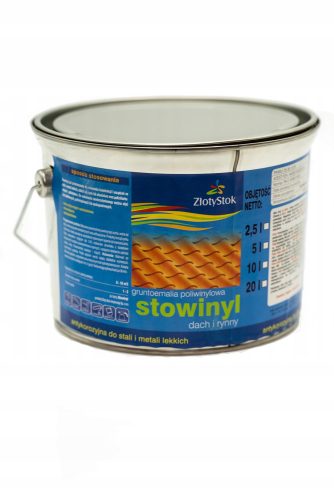STOWINYL crna krovna boja 2,5l za zaštitu od korozije
