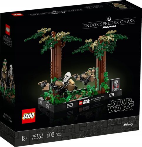  LEGO Star Wars 75353 Diorama: Speeder Chase Through Endor