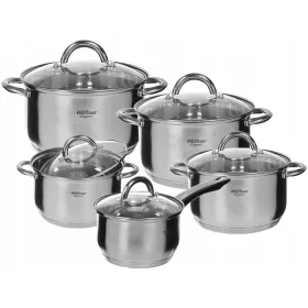 Set lonaca Hoffner Elegance, nehrđajući čelik, 10 kom.