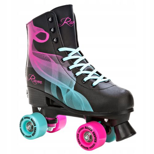 RAVEN Serena Mint/Pink/Turquoise Adjustable Roller Skates 35-38