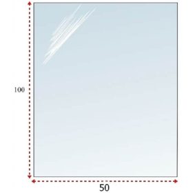 Hartex Premium Kamin Staklo 100x50