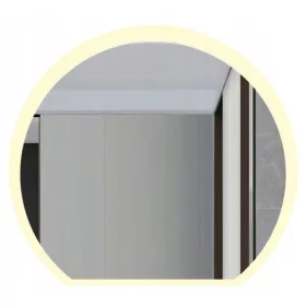    Okruglo LED ogledalo zakošene strane 90 mm bez okvira desno