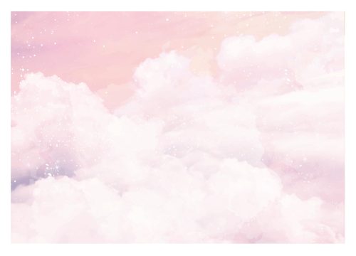 Zidna slika SKY CLOUDS Girl Pink 416x254