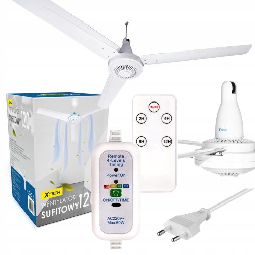 Xtech W120 stropni ventilator bijeli