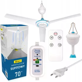  Xtech stropni ventilator Stropni ventilator 70cm bijeli