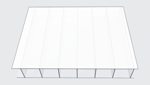Polikarbonatne višeslojne ploče 10 mm 210x300 cm