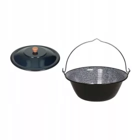  MAĐARSKI EMAJLIRANI KOTIL 6L + POKLOPAC