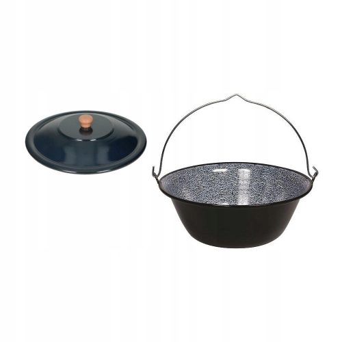  MAĐARSKI EMAJLIRANI KOTIL 6L + POKLOPAC