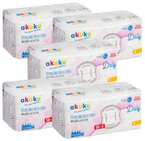  Akuku jednokratni ulošci bijeli 60 kom.